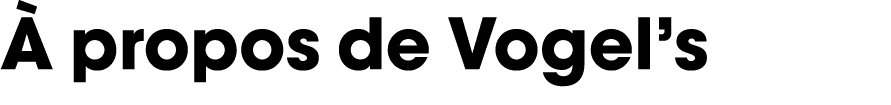 À propos de Vogel s 
